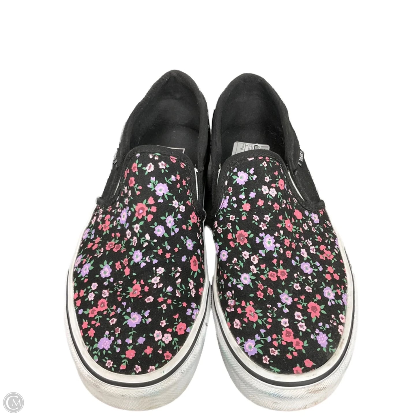 Shoes Sneakers By Vans In Floral Print, Size: 8