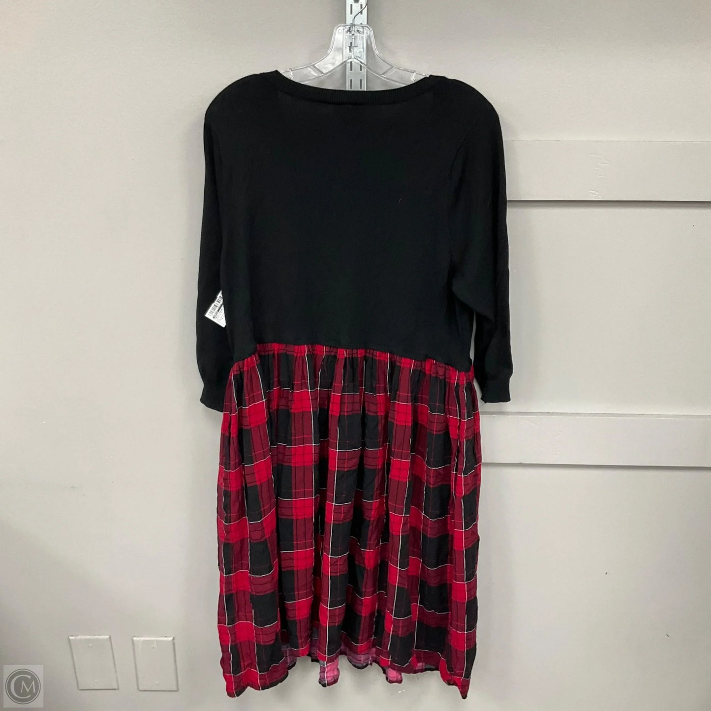 Dress Casual Midi By Torrid In Black & Red, Size: 2