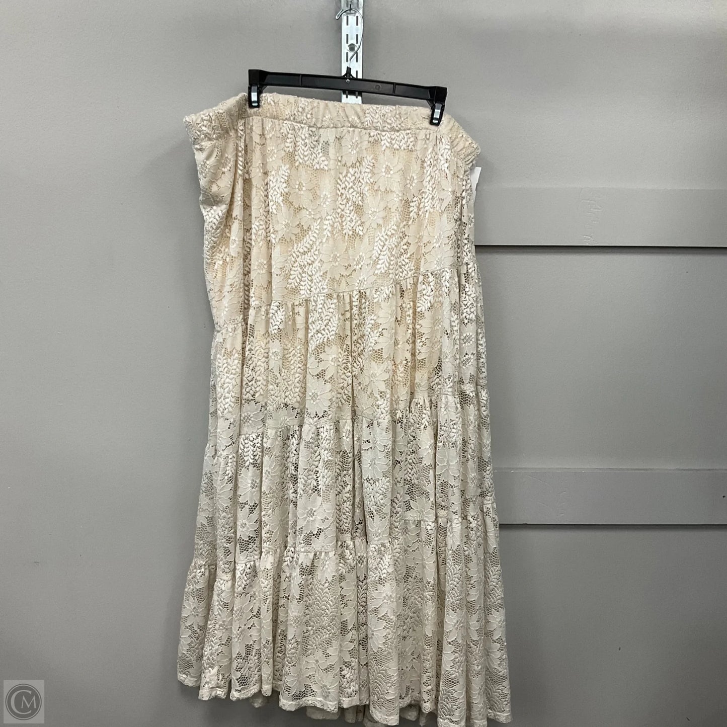 Skirt Maxi By Arula In Cream, Size: 1x