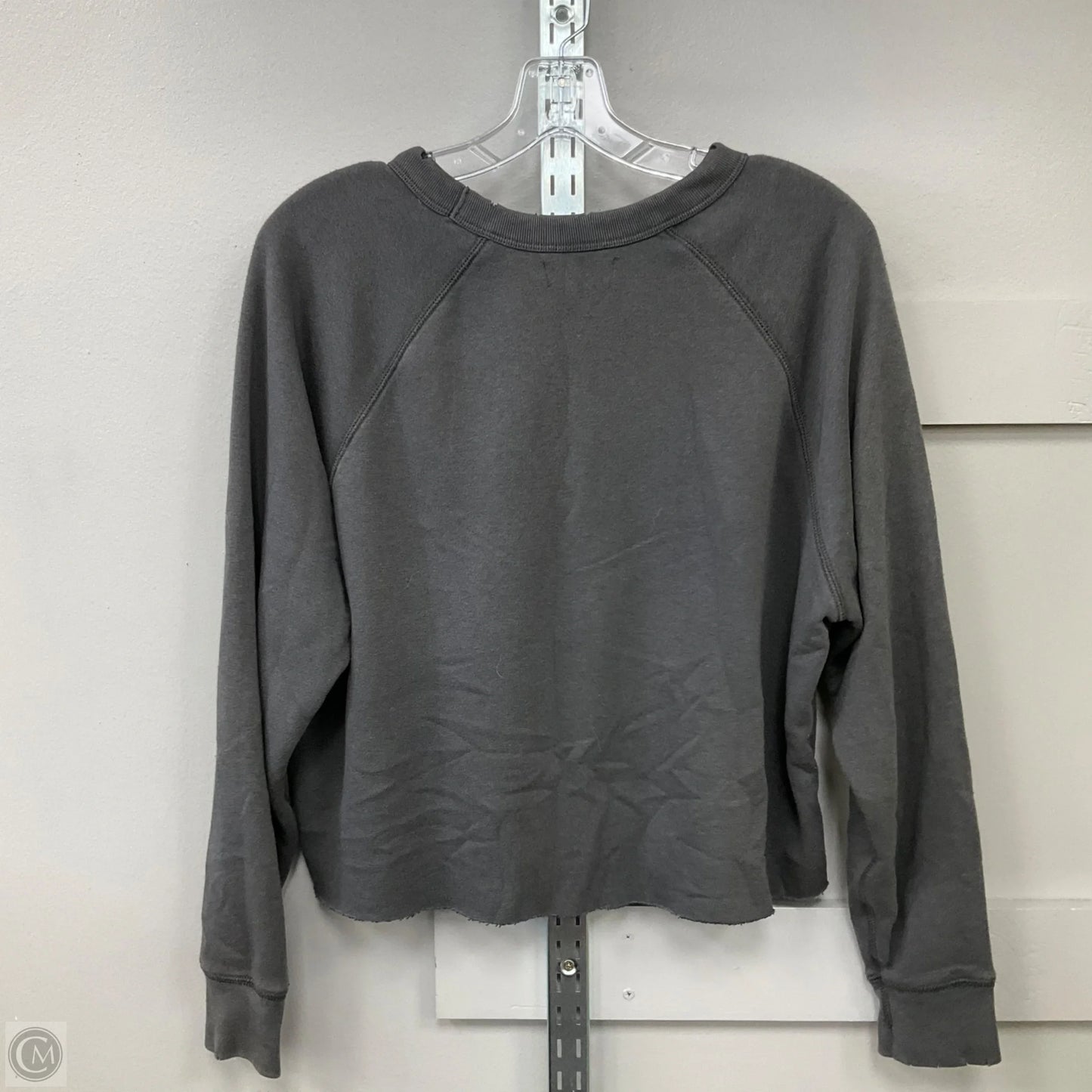 Sweatshirt Crewneck By Aerie In Grey, Size: M