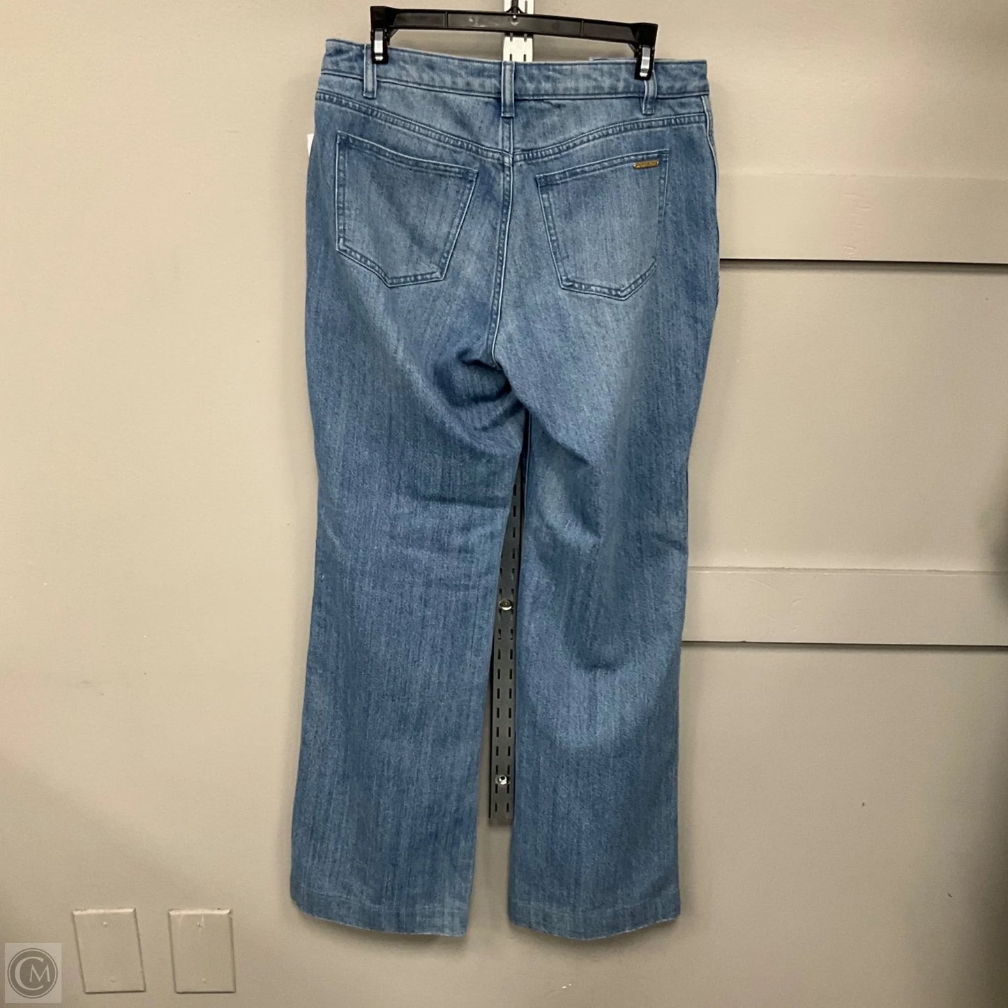 Jeans Wide Leg By Michael By Michael Kors In Blue Denim, Size: 6