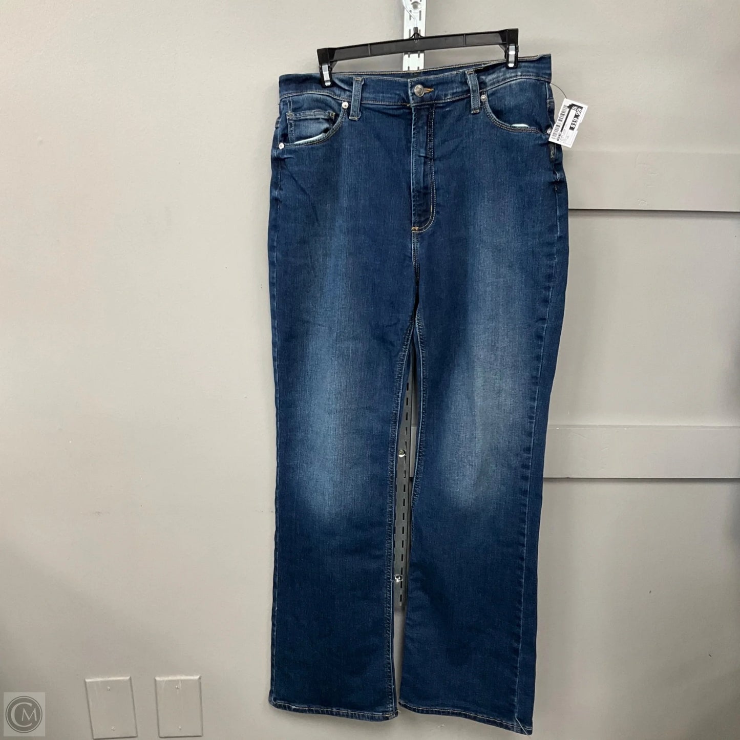 Jeans Wide Leg By Silver In Blue Denim, Size: 12