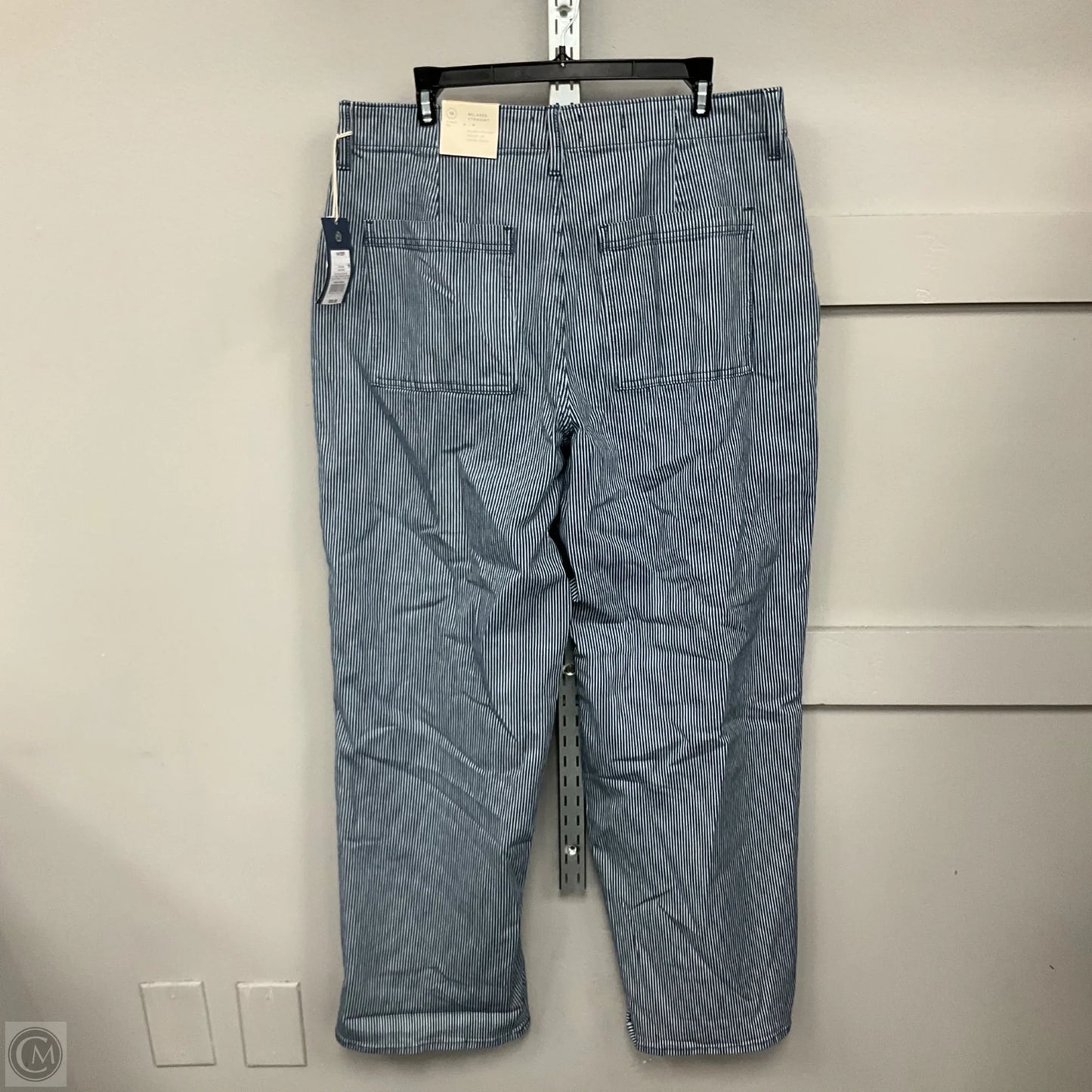Jeans Boot Cut By Universal Thread In Striped, Size: 14