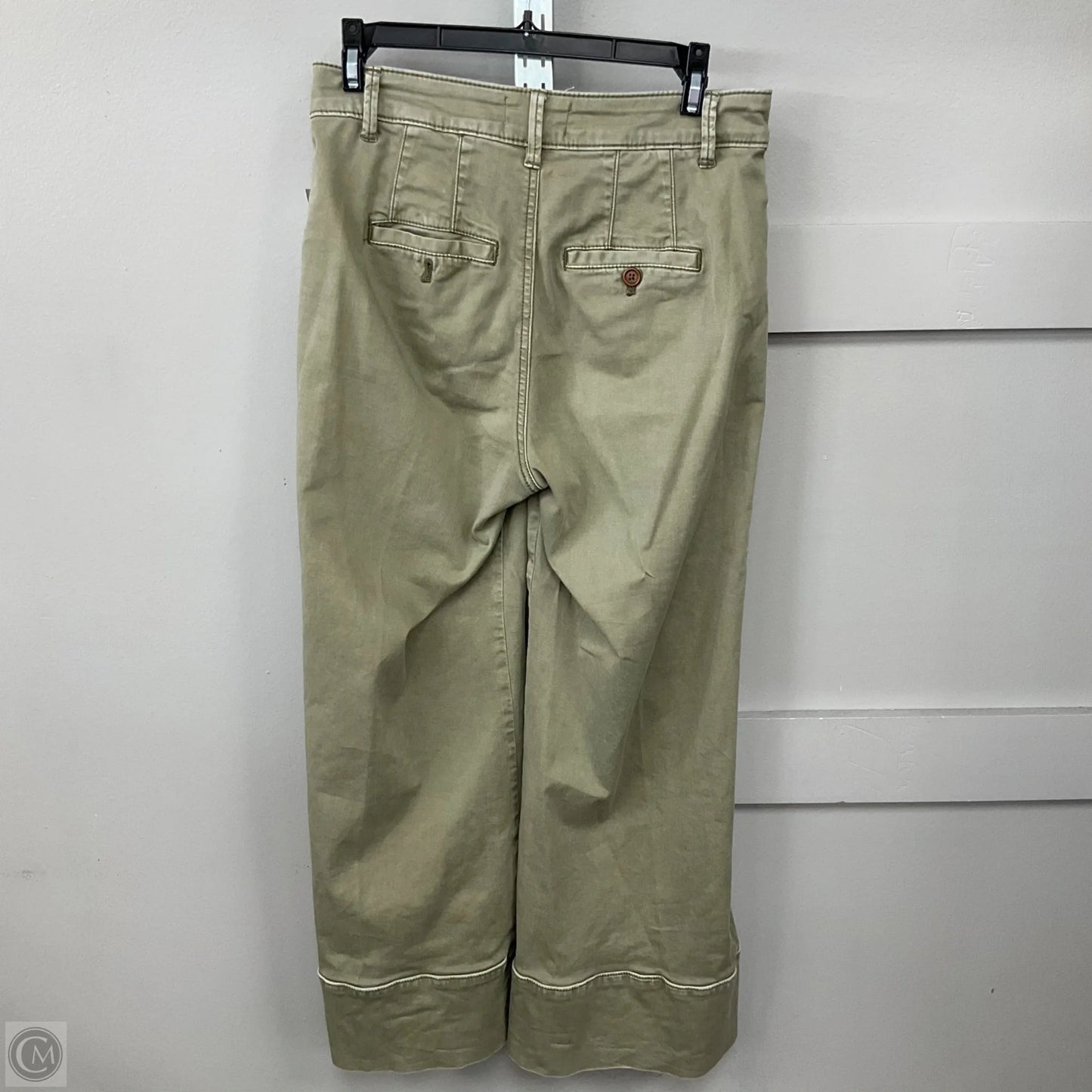 Pants Cropped By Clothes Mentor In Green, Size: 0