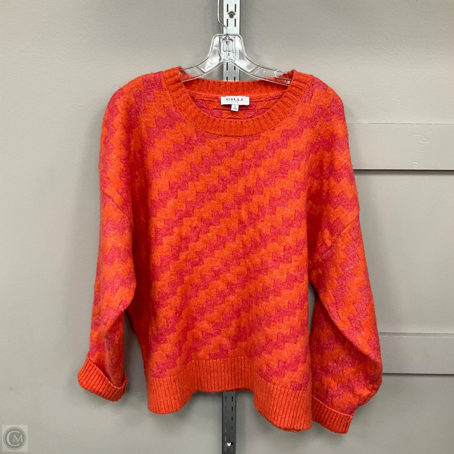 Sweater By Gilli In Orange, Size: L