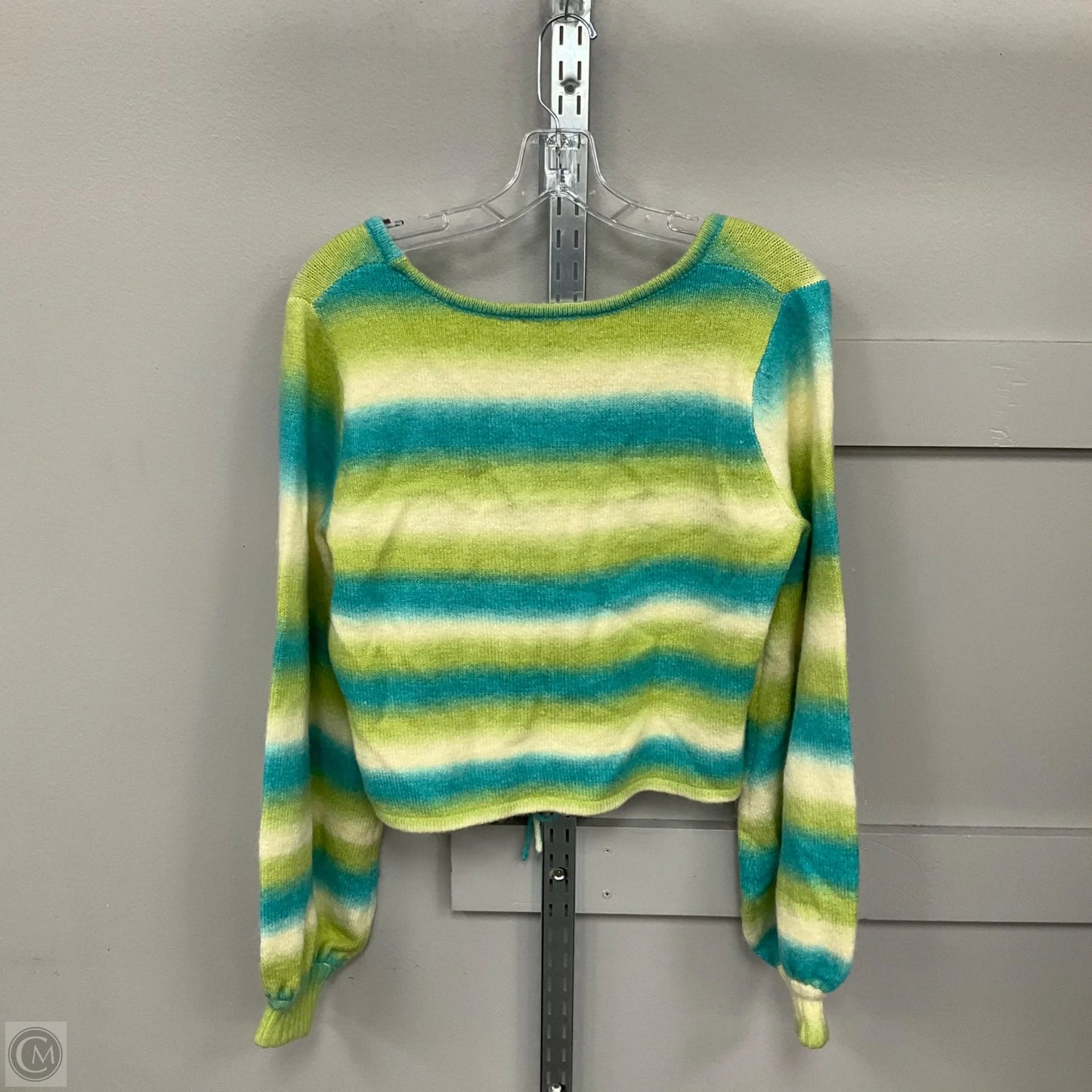 Sweater By Clothes Mentor In Blue & Green, Size: M