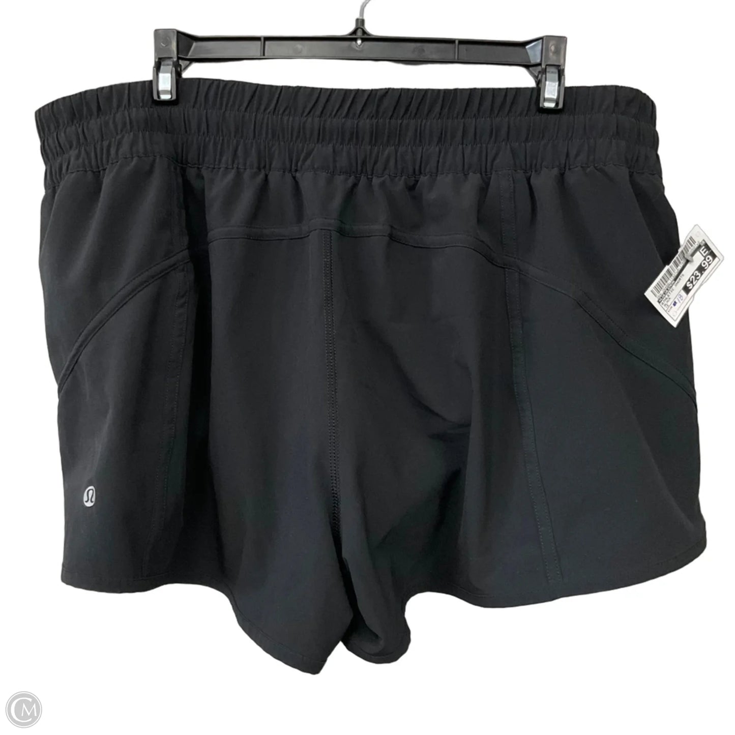 Athletic Shorts By Lululemon In Black, Size: 18