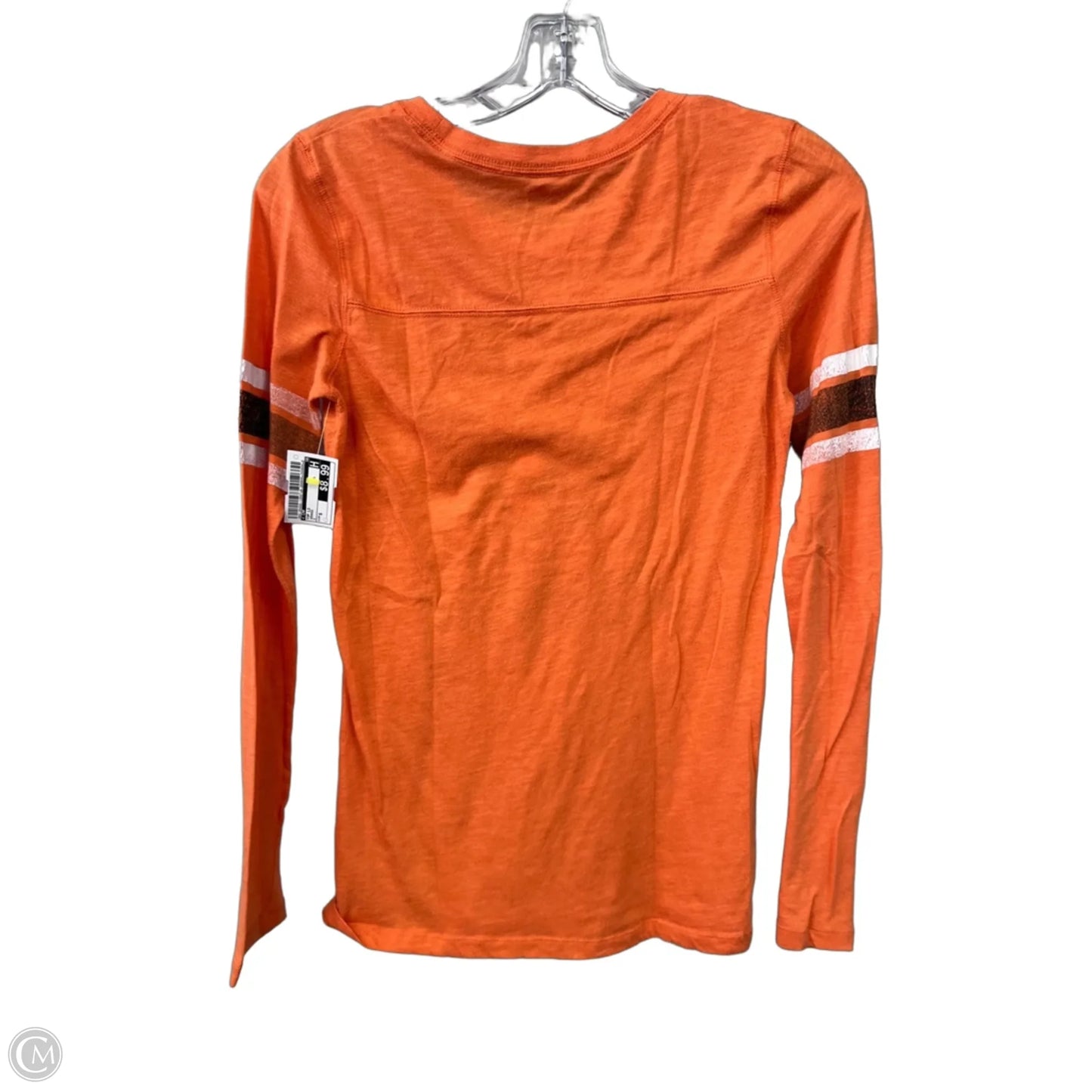 Top Long Sleeve By Cmf In Orange, Size: S