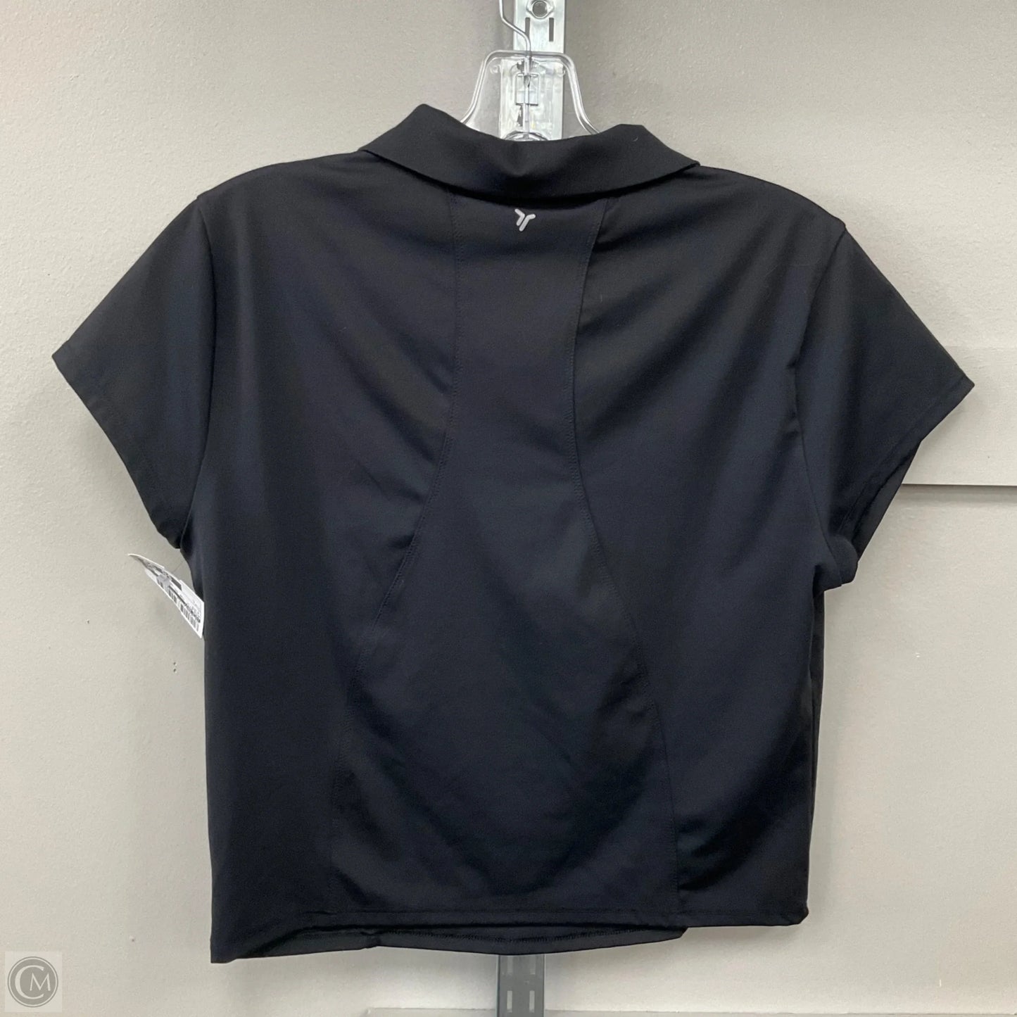 Athletic Top Short Sleeve By Old Navy In Black, Size: L