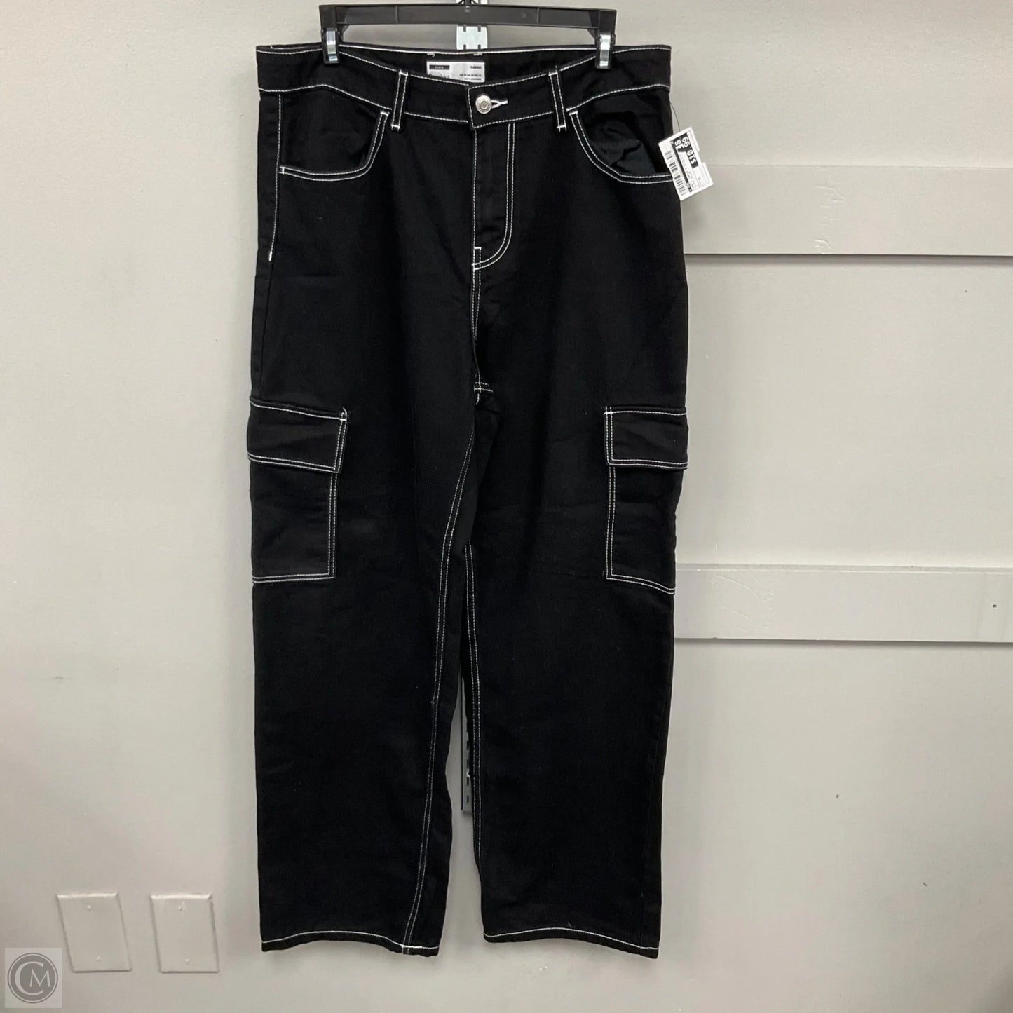 Pants Cargo & Utility By Cme In Black Denim, Size: 0