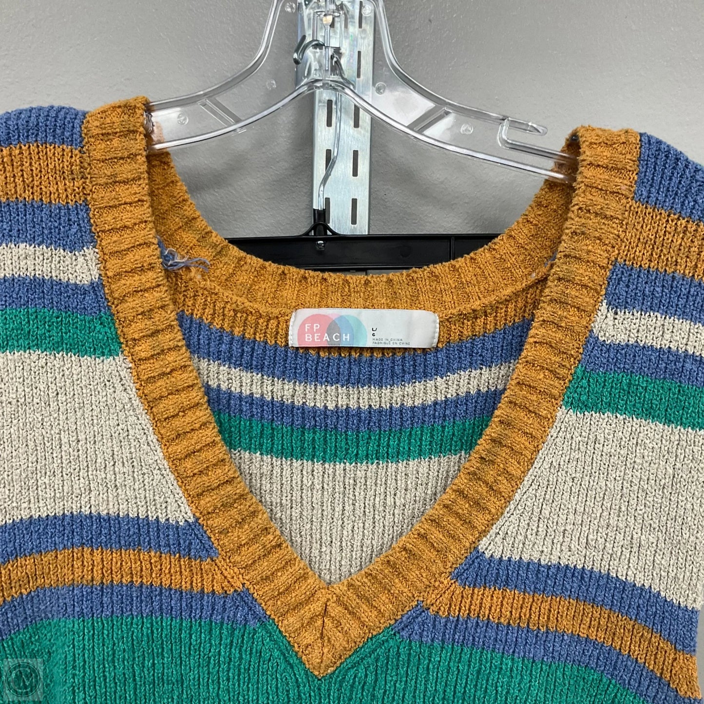 Top 2pc Sleeveless By Free People In Multi-colored, Size: L