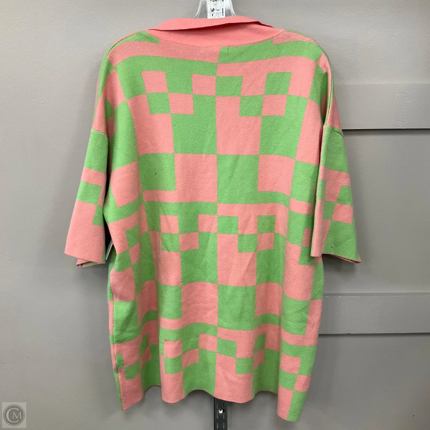 Top Short Sleeve By Cmf In Multi-colored, Size: L
