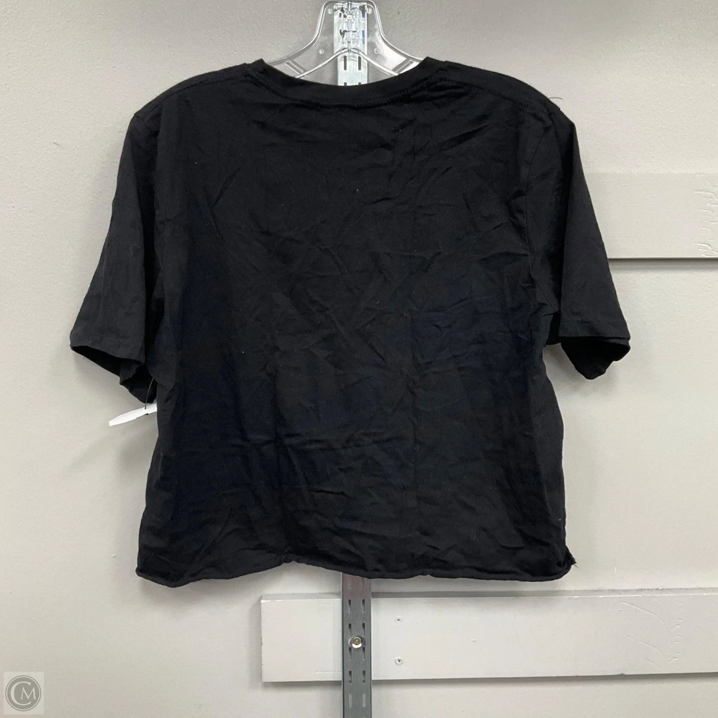 Top Short Sleeve By Cmf In Black, Size: L