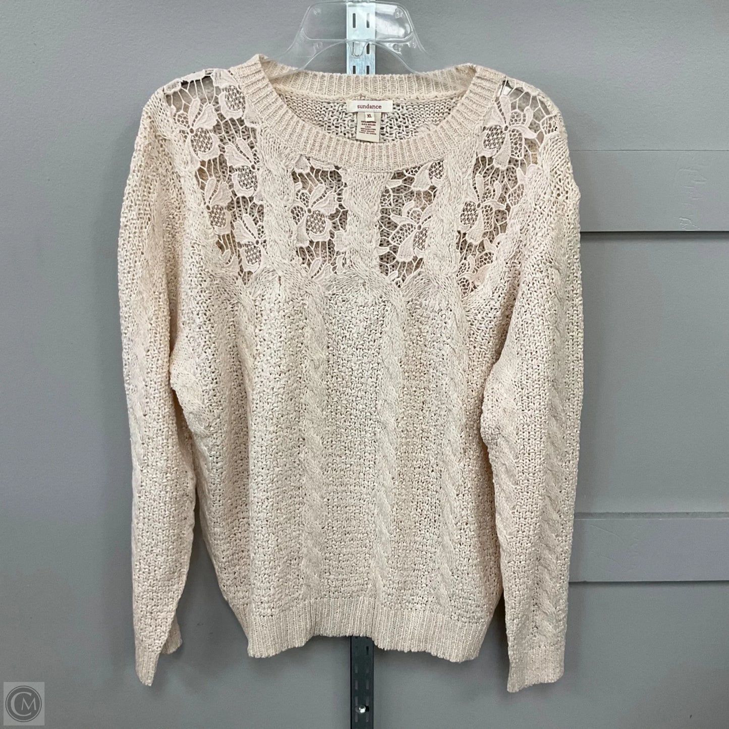 Sweater By Sundance In Cream, Size: Xl