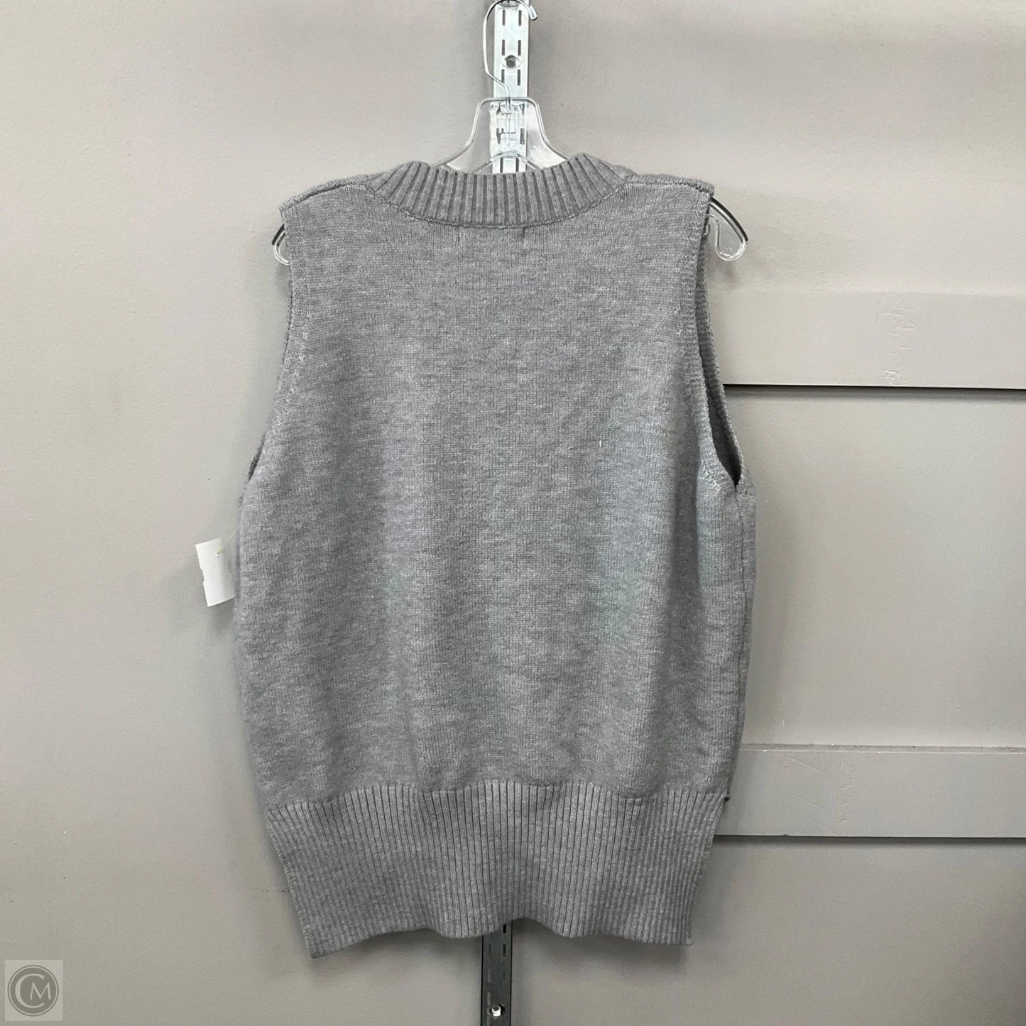 Vest Sweater By Petal & Pup In Grey, Size: S