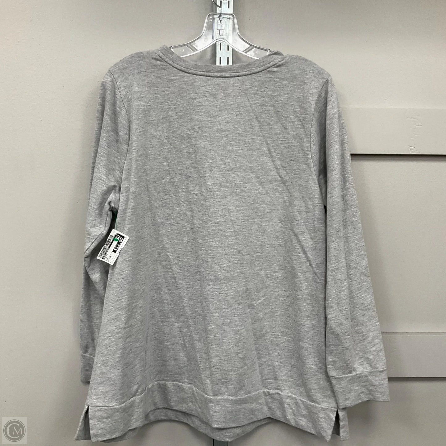 Top Long Sleeve By Lane Bryant In Grey, Size: 18