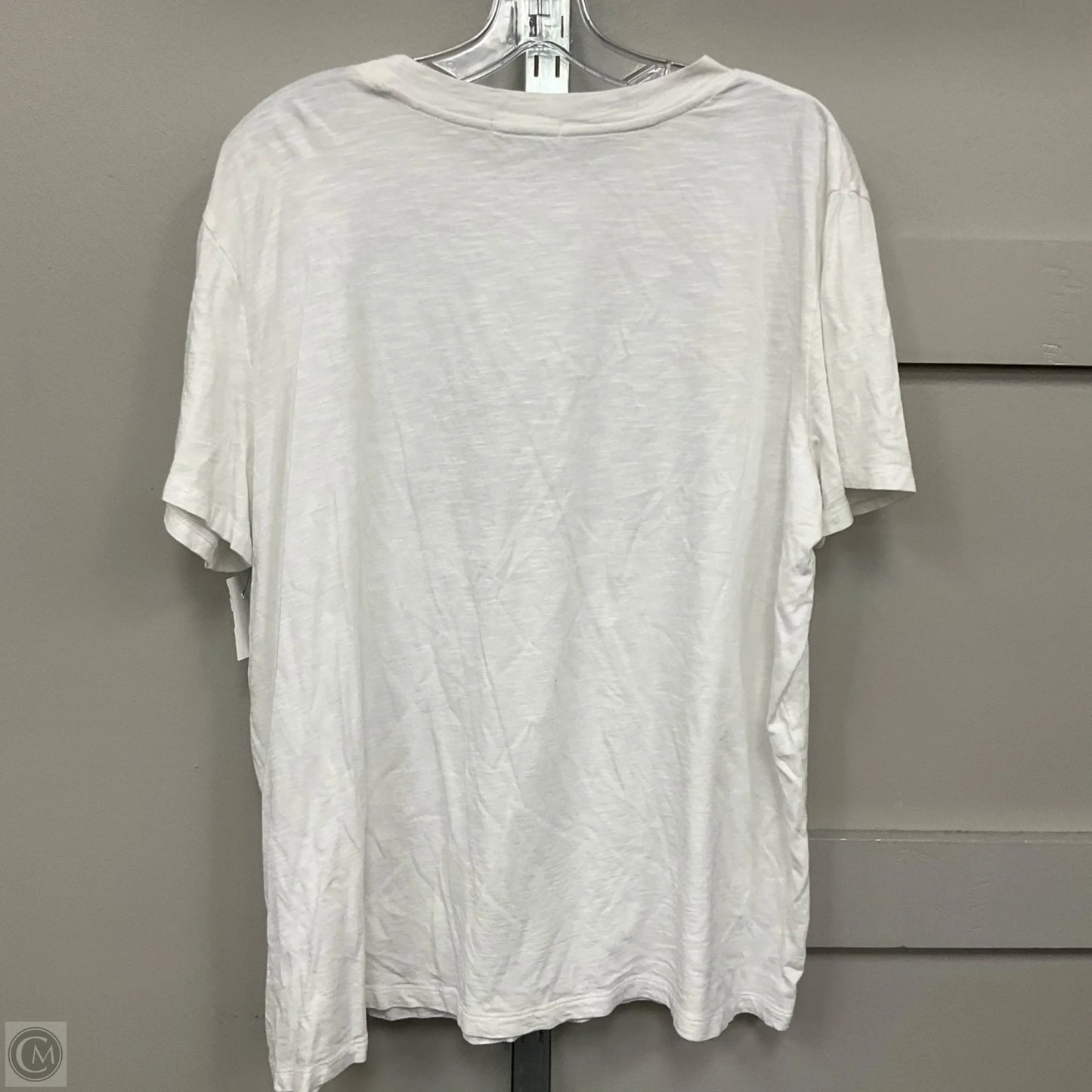 Top Short Sleeve By Maurices In White, Size: 1x