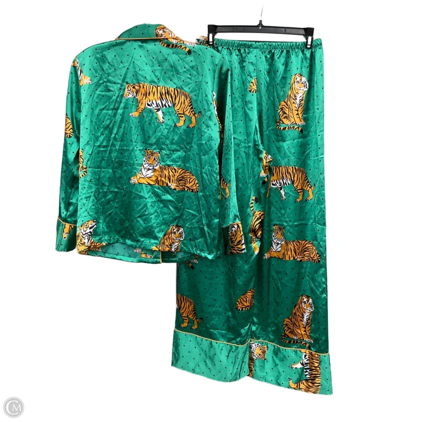 Pajamas 2pc By In Green, Size: M