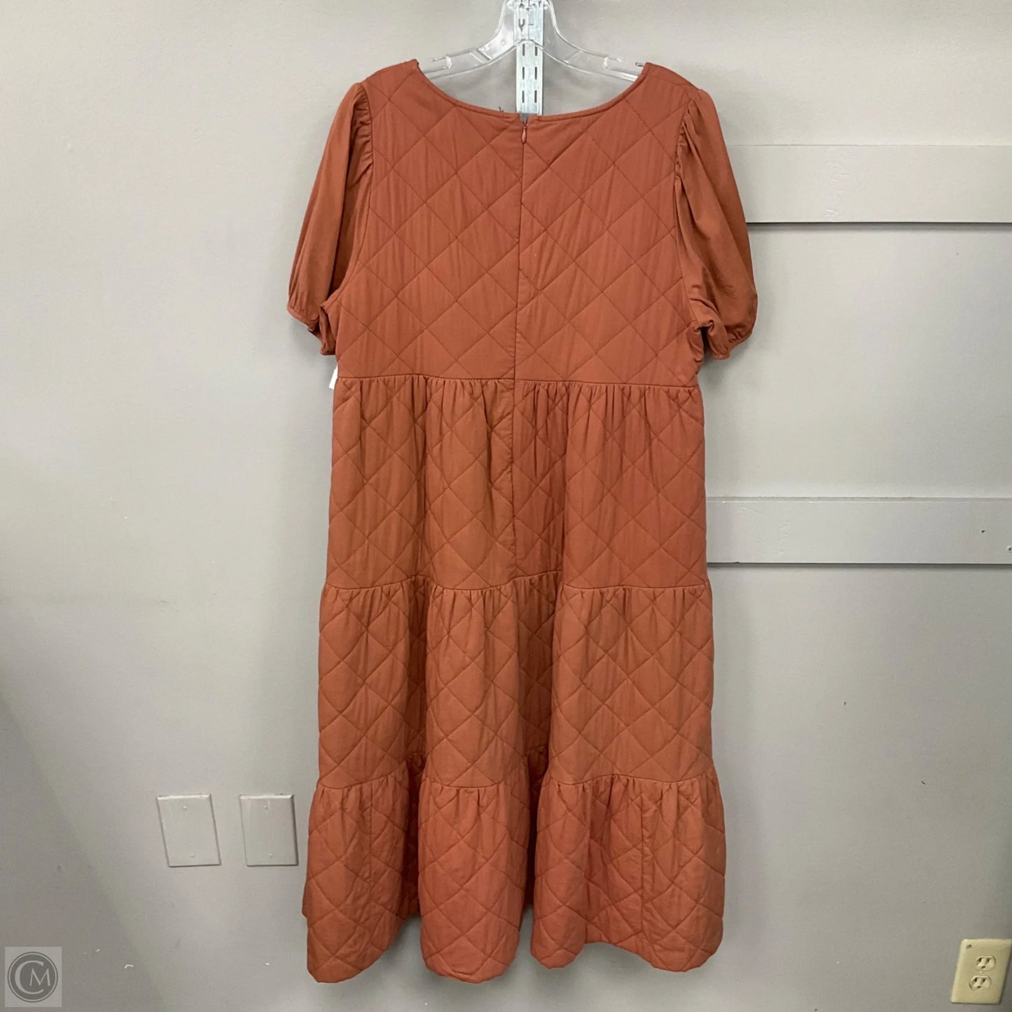 Dress Casual Midi By Madewell In Brown, Size: 10