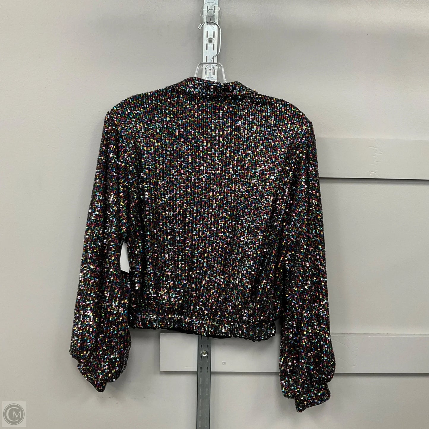 Top Long Sleeve By Flying Tomato In Multi-colored, Size: M