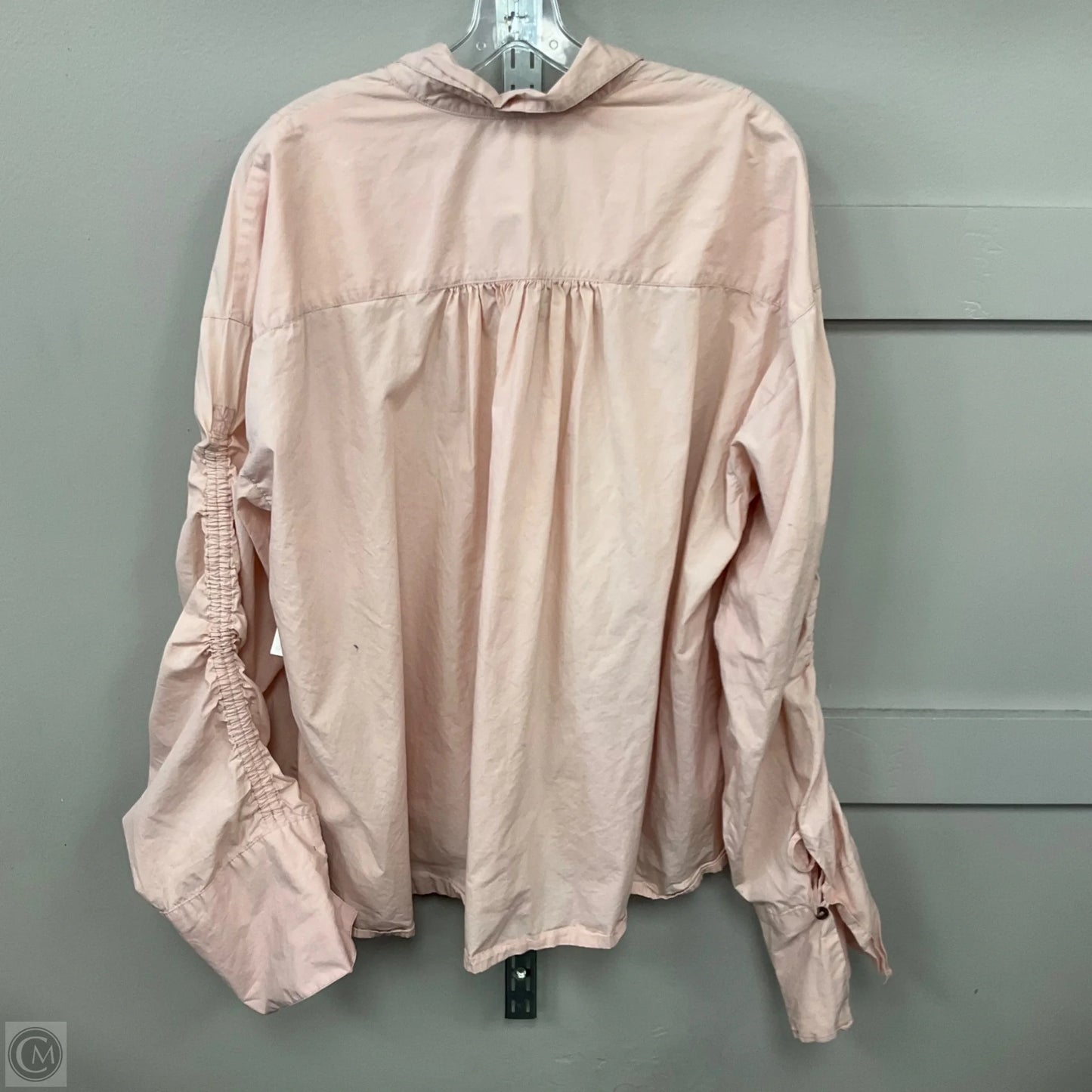 Top Long Sleeve By Free People In Pink, Size: L