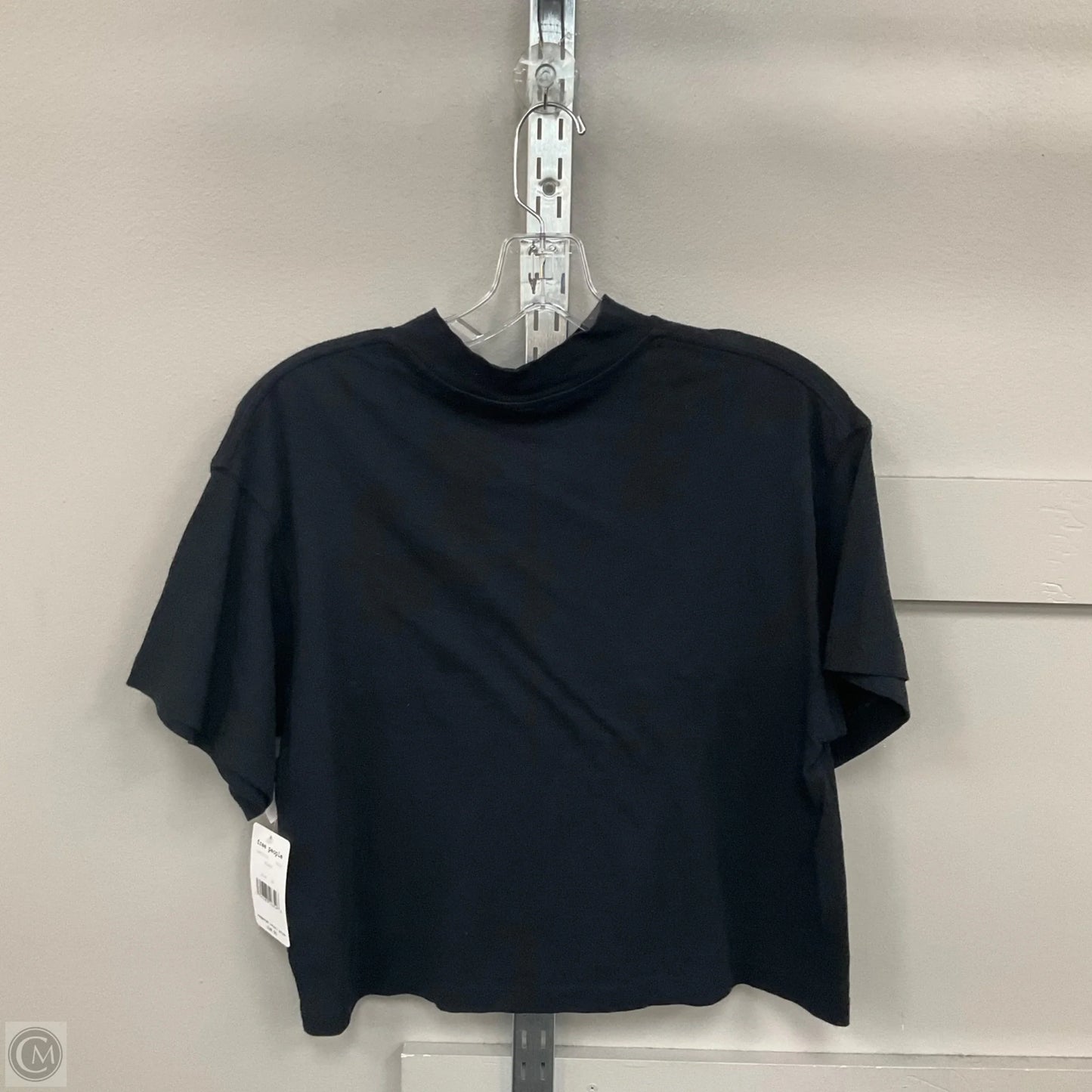 Top Short Sleeve By Free People In Black, Size: Xs