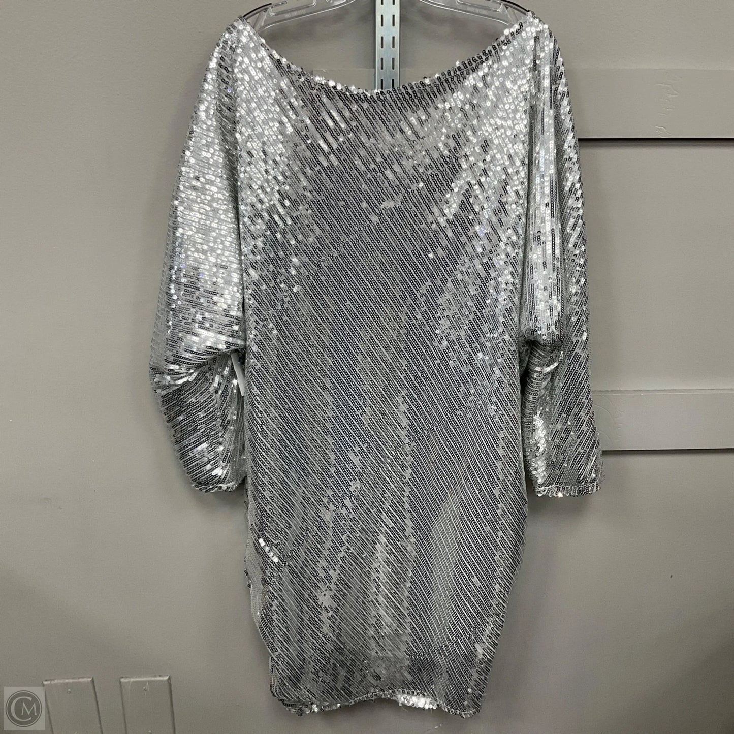 Dress Party Short In Silver, Size: 4x