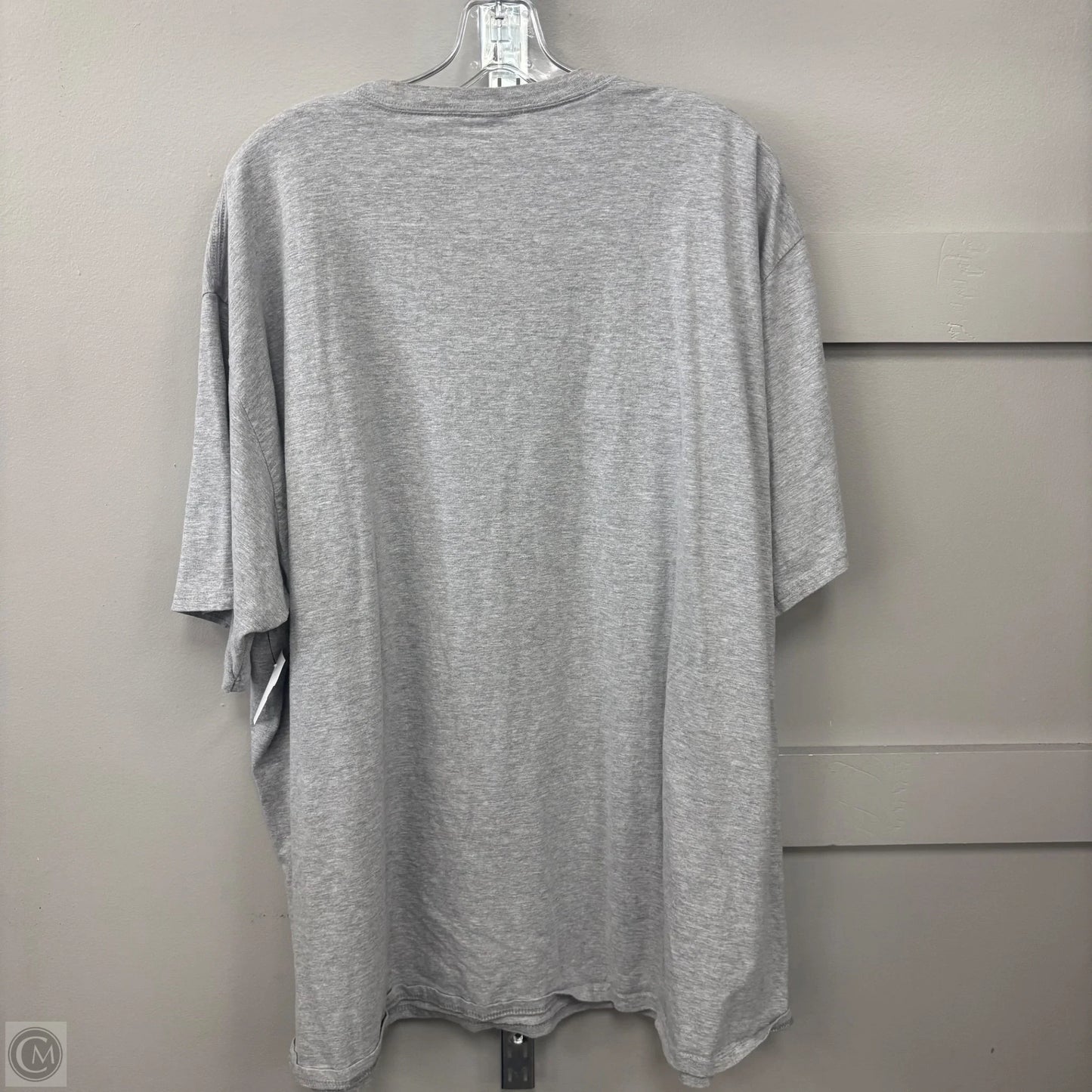 Top Short Sleeve By Clothes Mentor In Grey, Size: 3x