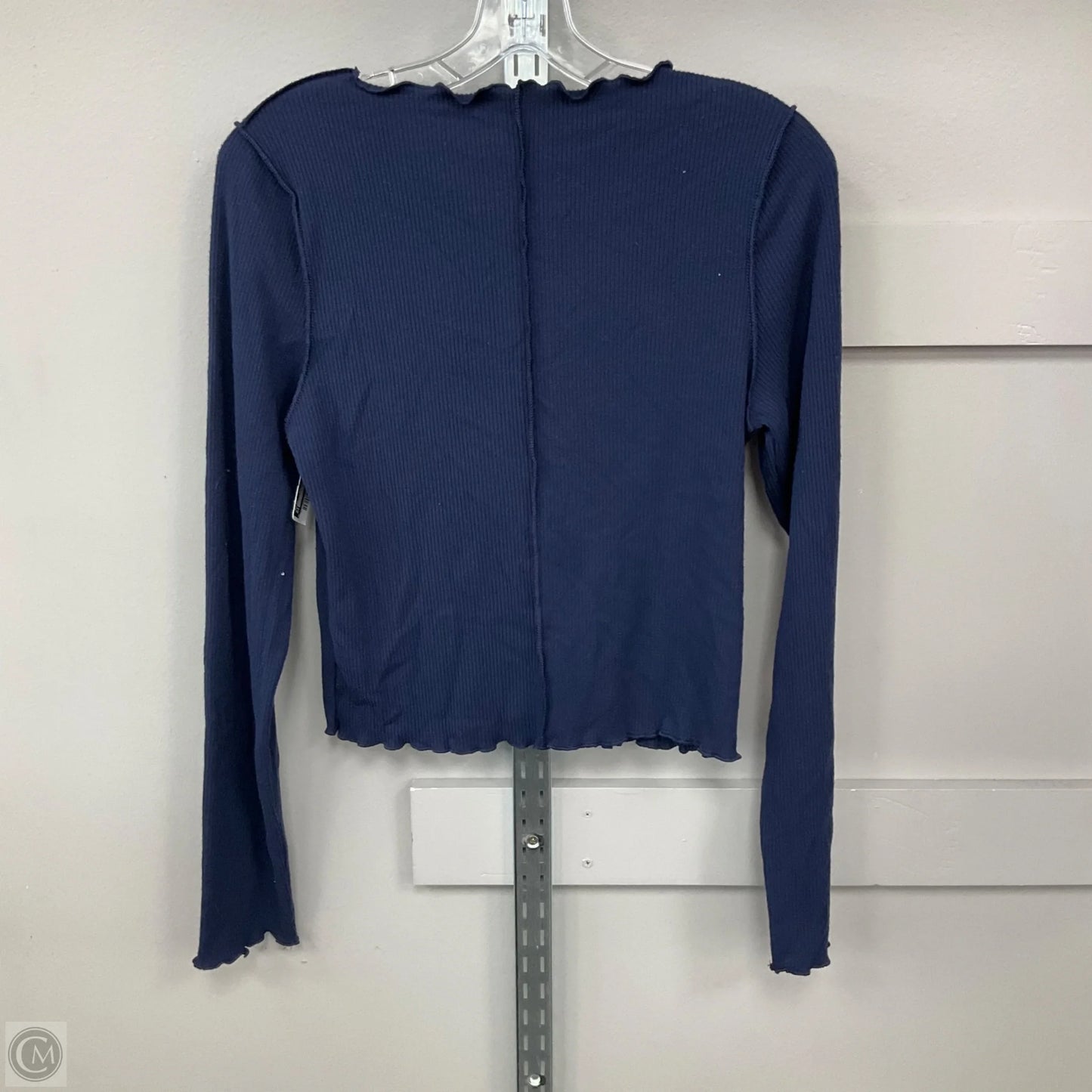 Top Long Sleeve By Aerie In Navy, Size: L