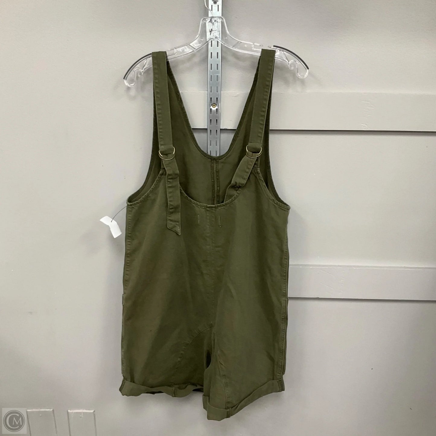Shortalls By We The Free In Green Denim, Size: M