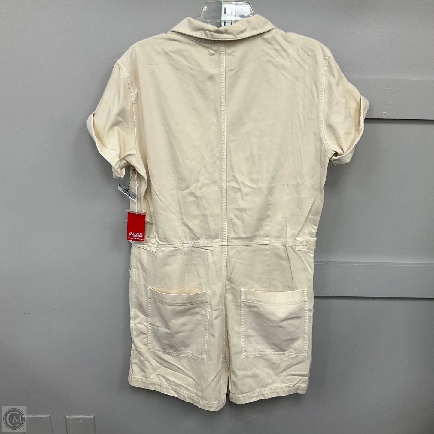 Romper By Lucky Brand In Tan, Size: M