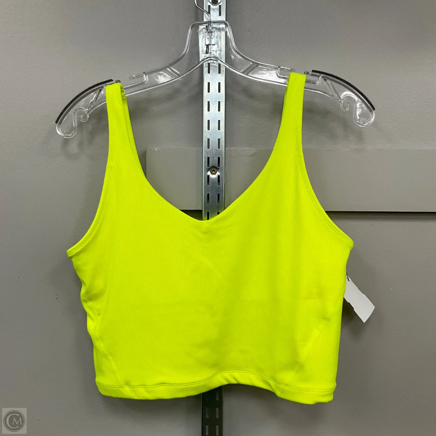 Athletic Tank Top By Clothes Mentor In Yellow, Size: Xl