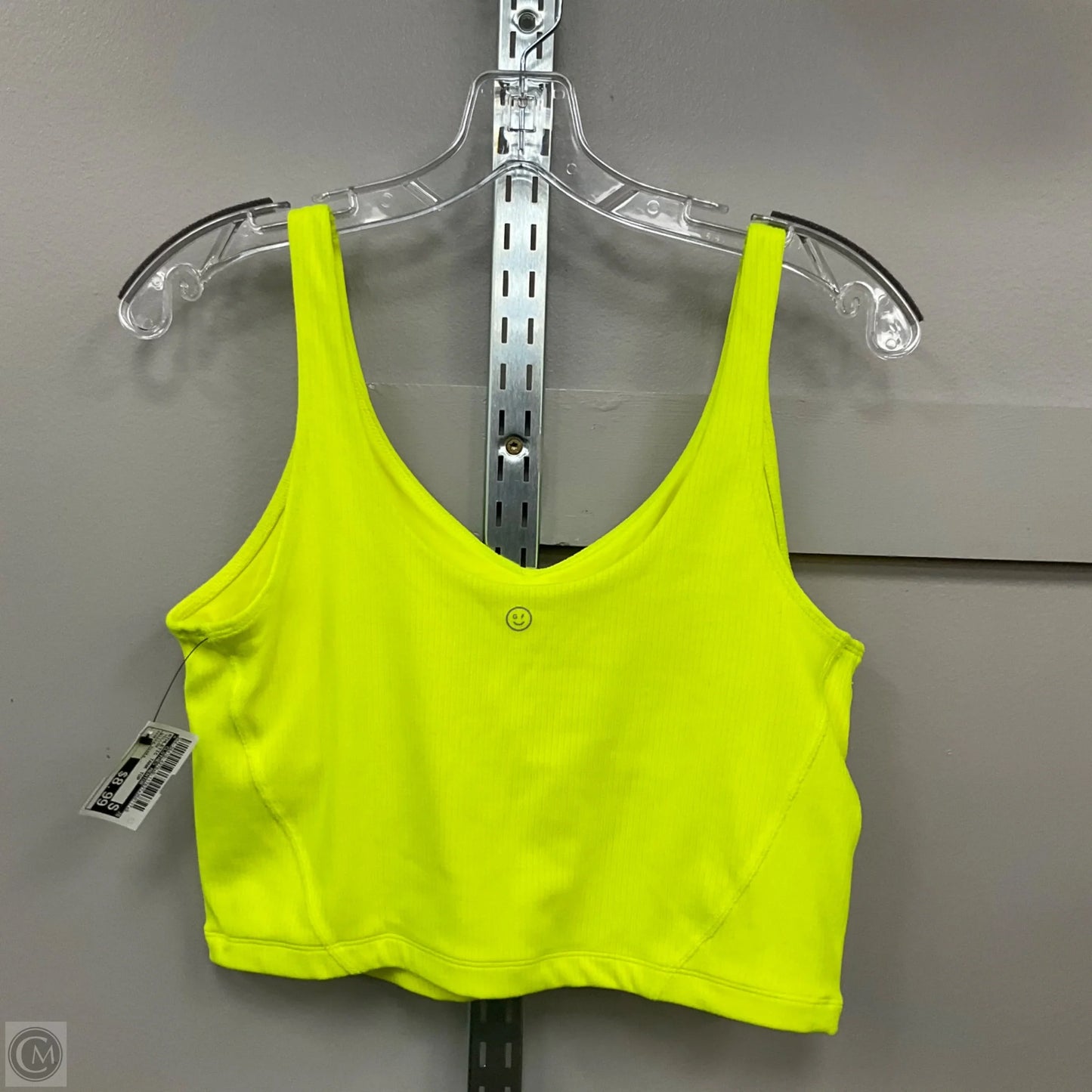 Athletic Tank Top By Clothes Mentor In Yellow, Size: Xl