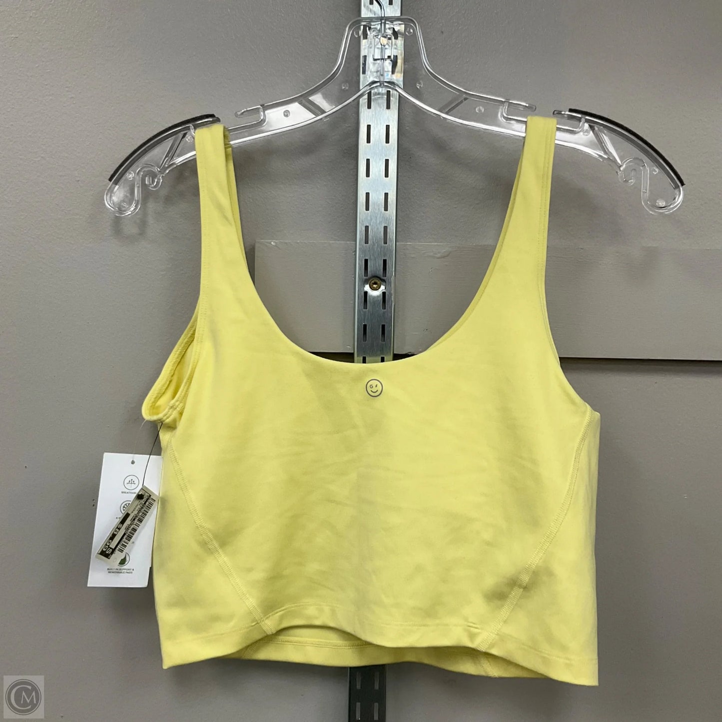 Athletic Tank Top By Clothes Mentor In Yellow, Size: L