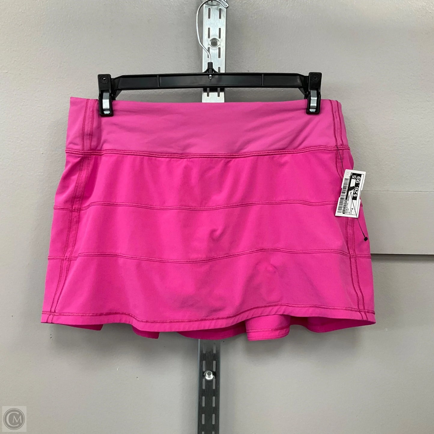 Athletic Skort By Lululemon In Pink, Size: 6