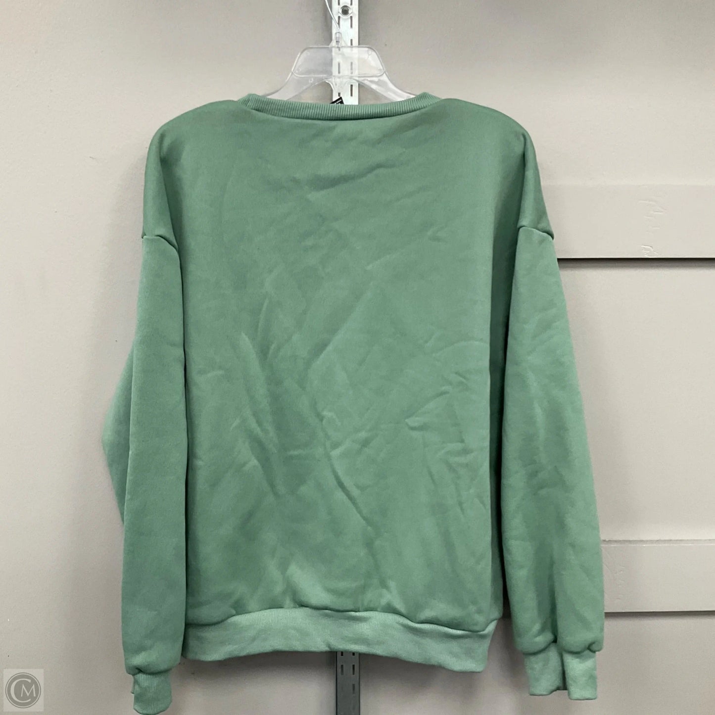 Sweatshirt Crewneck By Shein In Green, Size: Xl