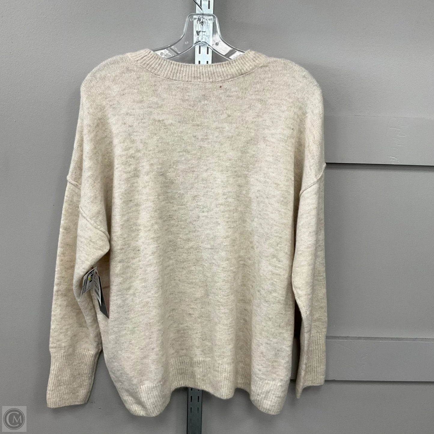 Top Long Sleeve By Vince Camuto In Tan, Size: M