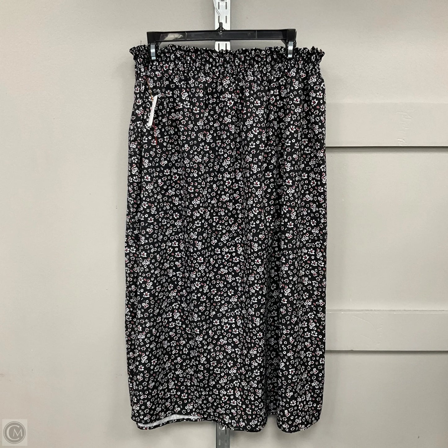 Skirt Midi By Shein In Black, Size: S