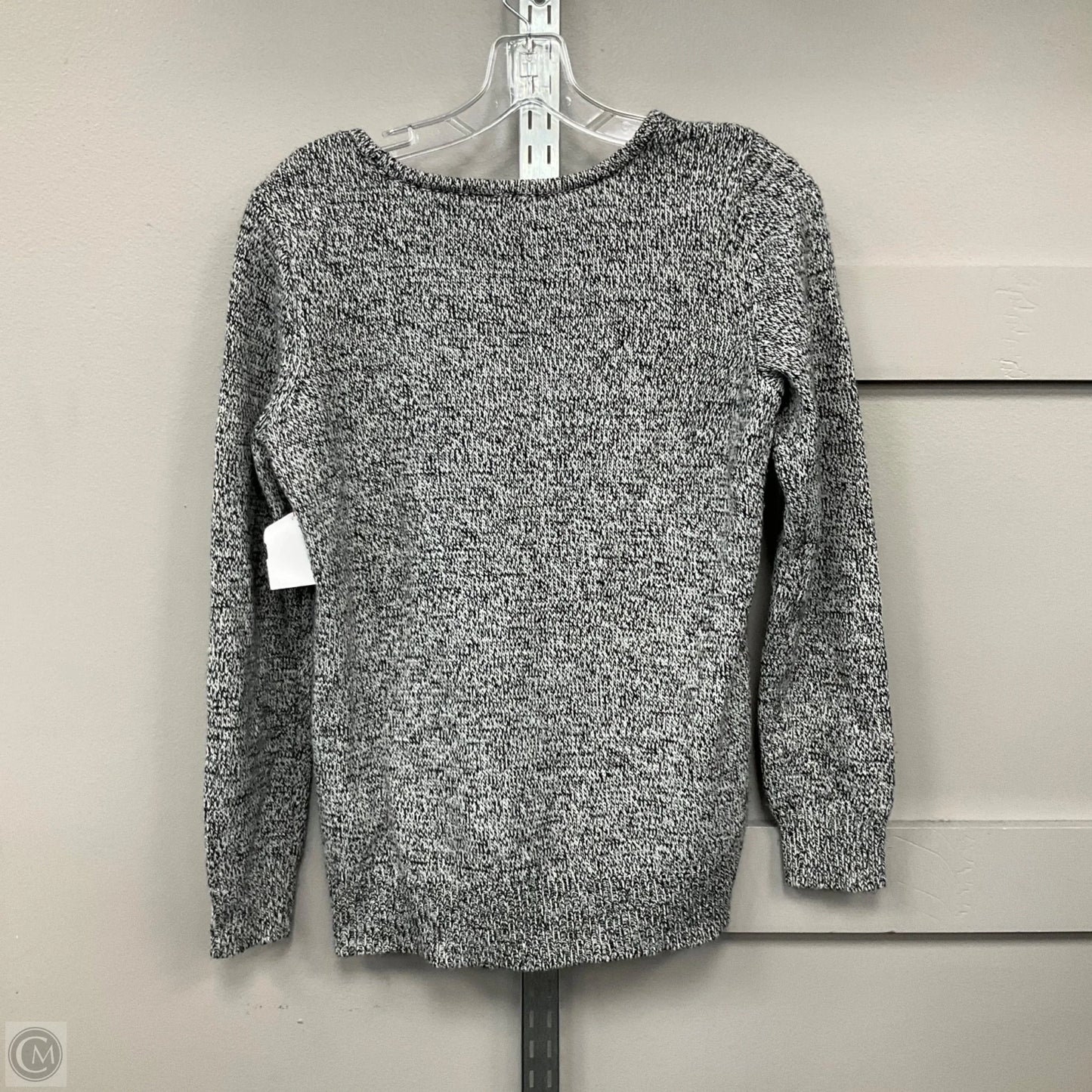 Sweater By Croft And Barrow In Black & White, Size: S