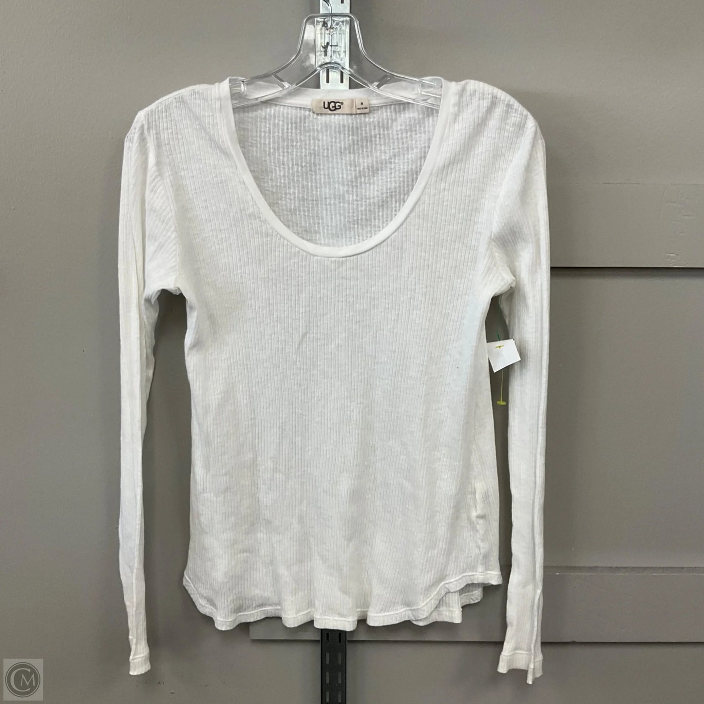 Top Long Sleeve By Ugg In Cream, Size: M