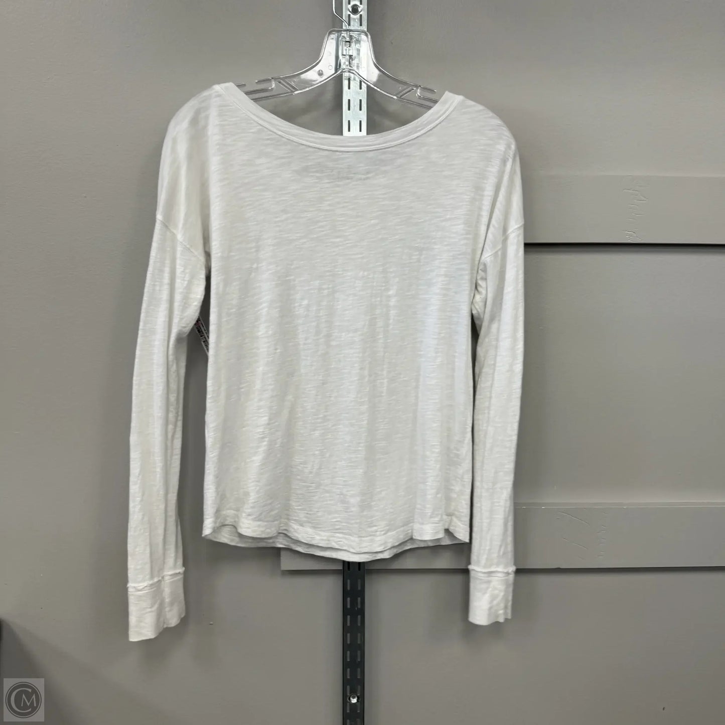 Top Long Sleeve By Abercrombie And Fitch In White, Size: S