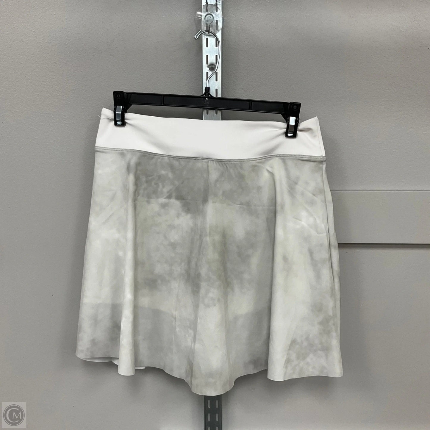 Athletic Skort By Nike Apparel In Green & White, Size: S