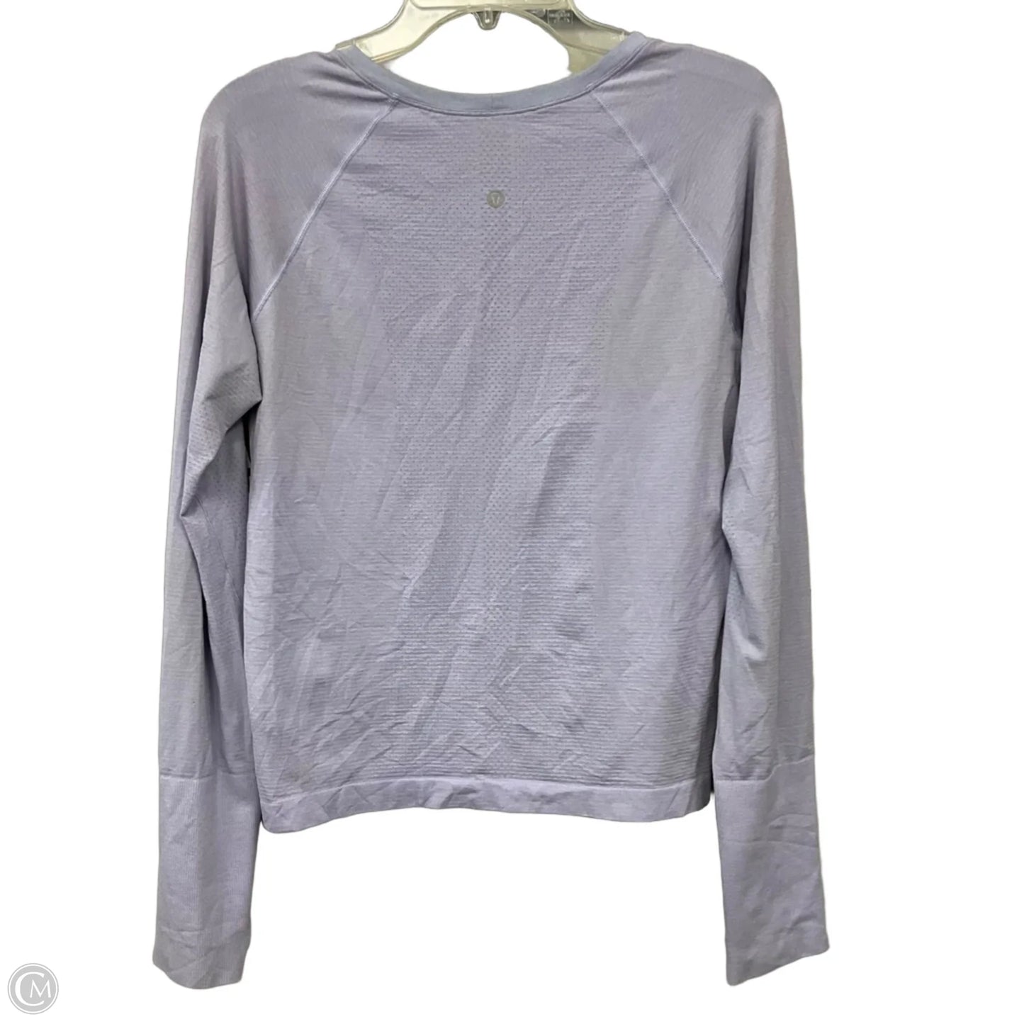 Athletic Top Long Sleeve Crewneck By Lululemon In Purple, Size: 12
