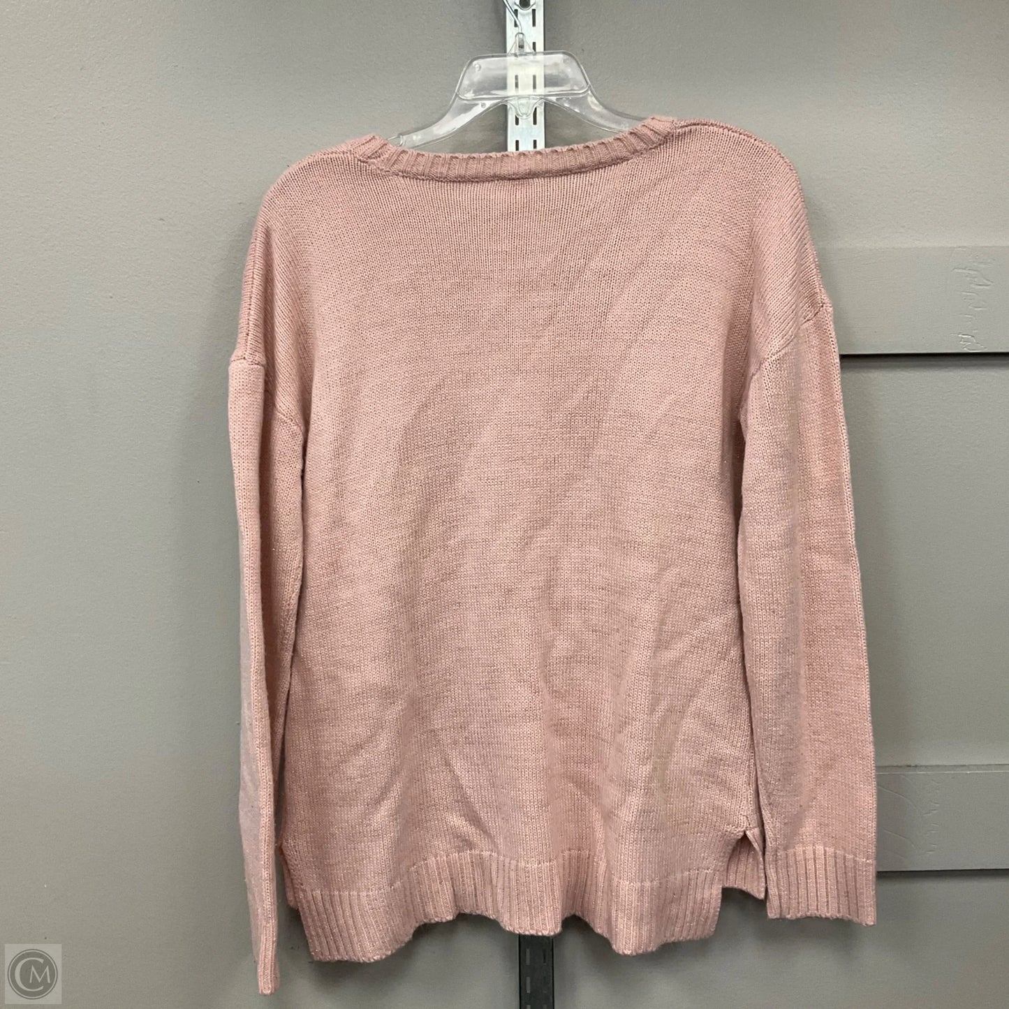 Sweater By Holiday Time In Pink, Size: M