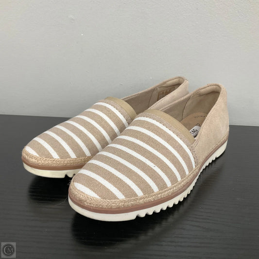 Shoes Flats By Clarks In Striped Pattern, Size: 6