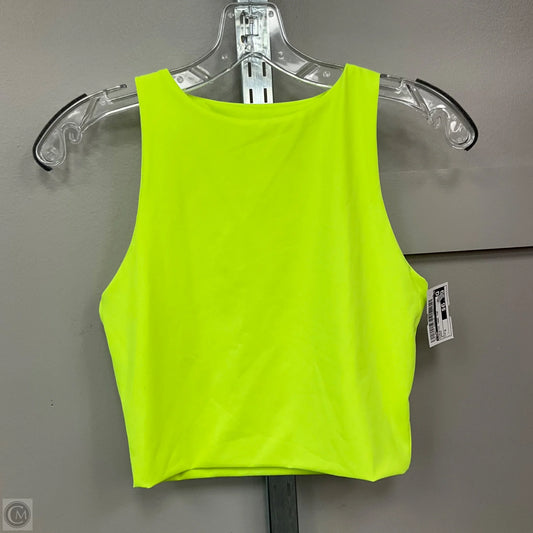 Athletic Tank Top In NEON Yellow, Size: S