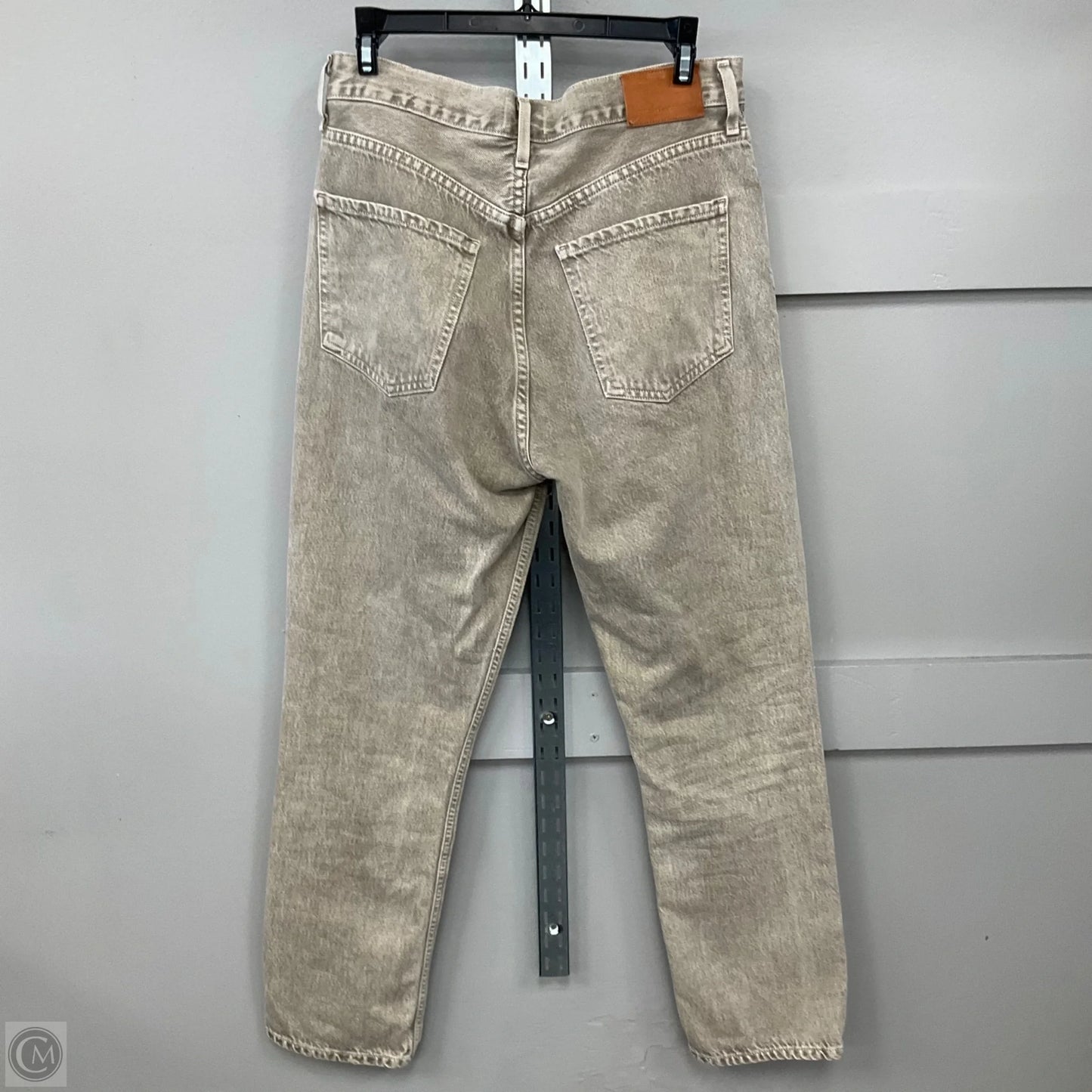 Jeans Straight By Citizens Of Humanity In Tan Denim, Size: 4