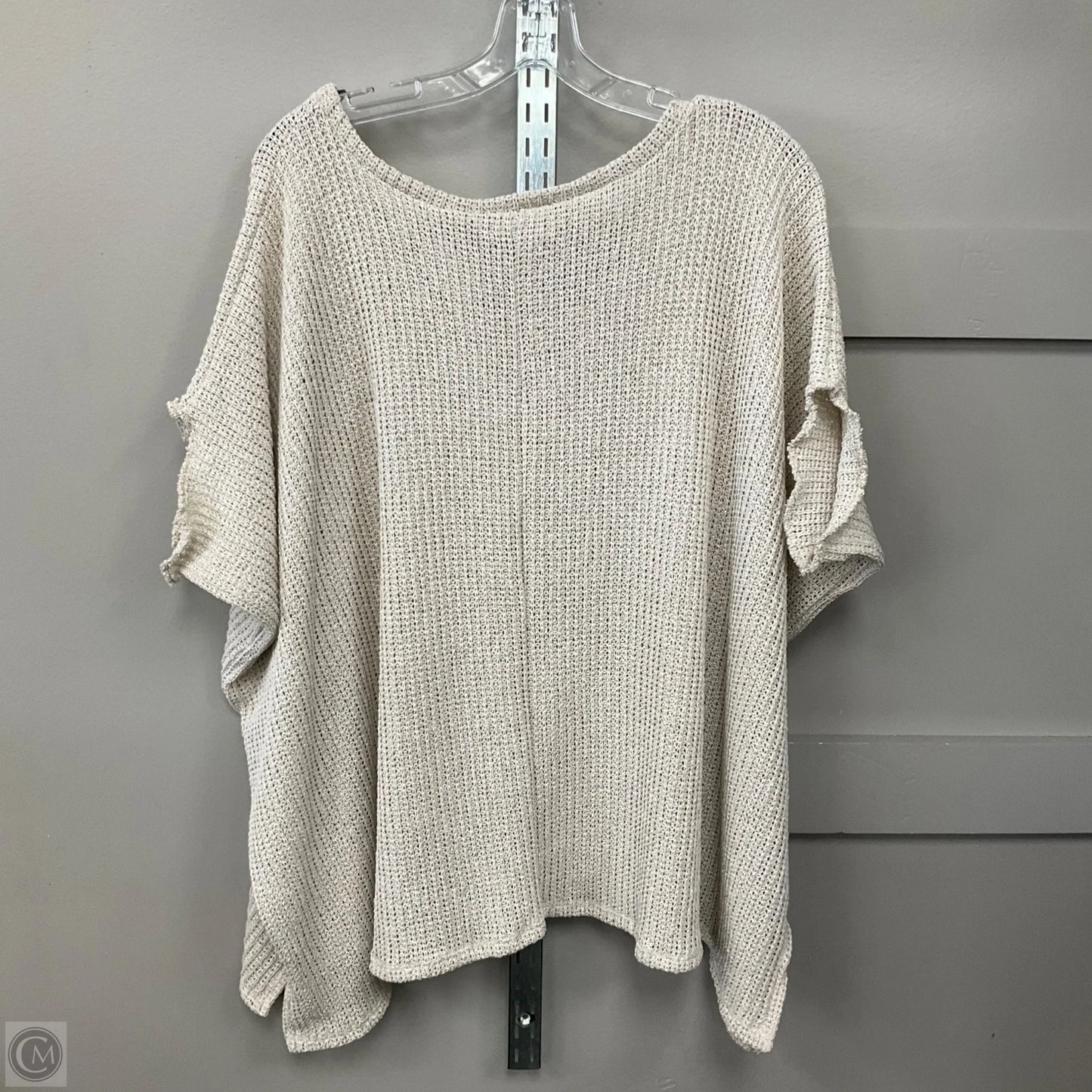 Top Short Sleeve By Altard State In Tan, Size: M