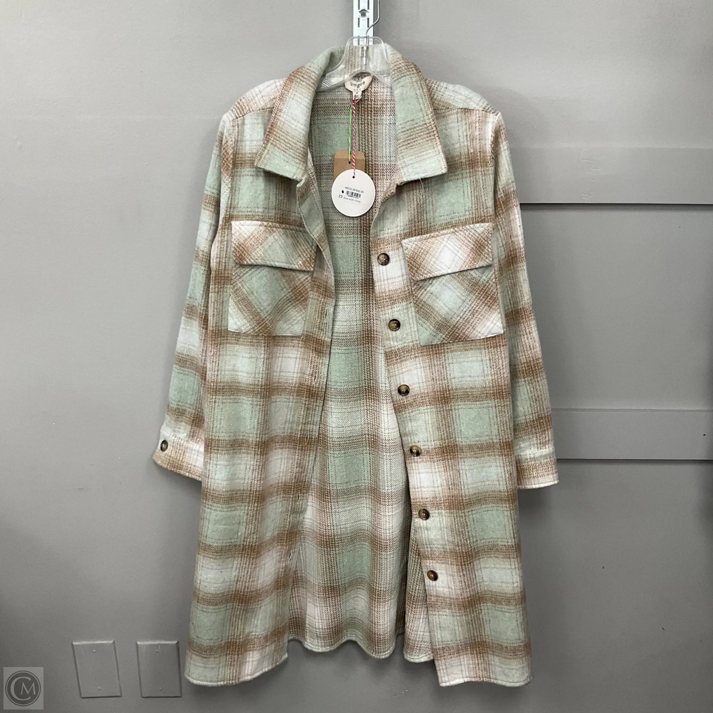 Jacket Other By Umgee In Plaid Pattern, Size: M