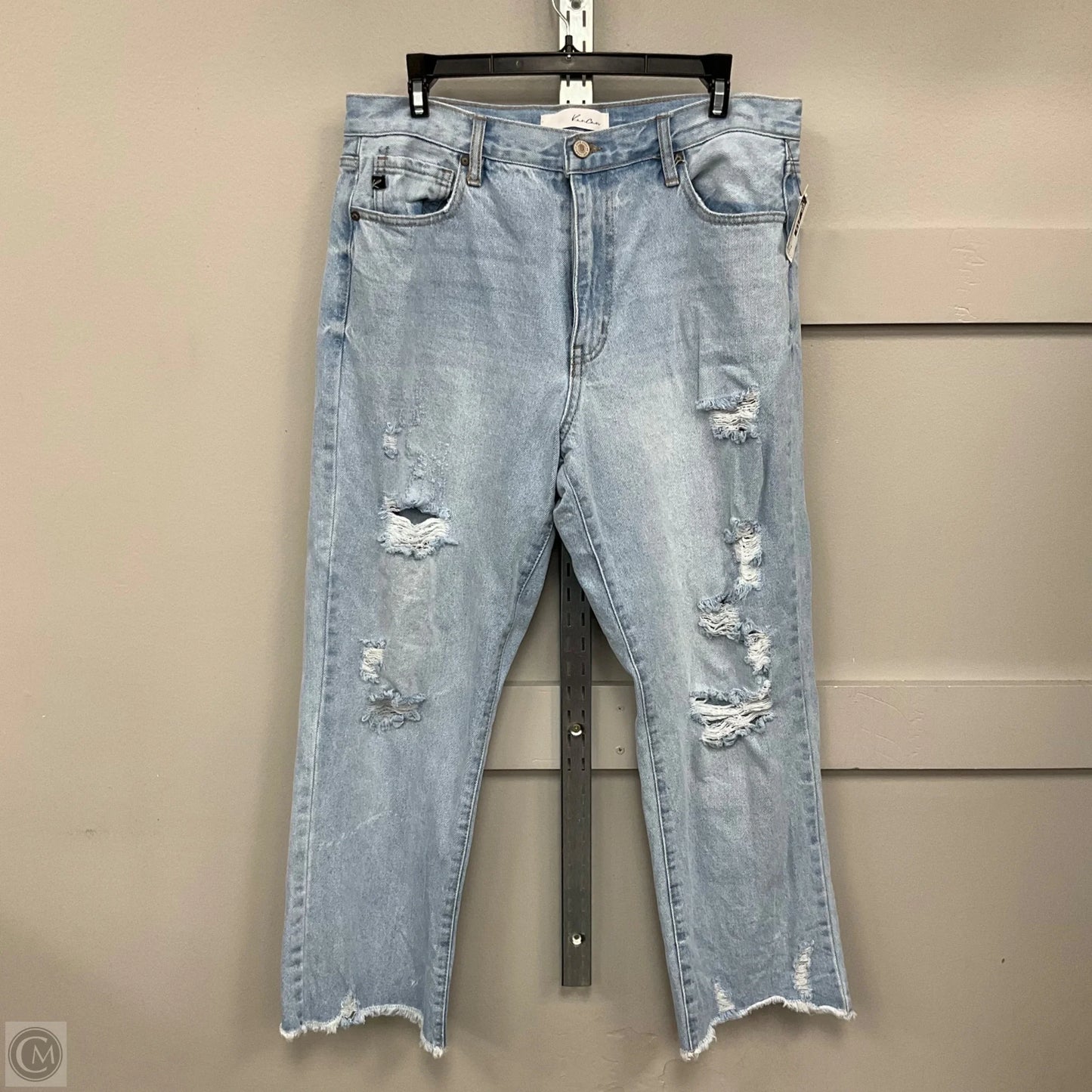 Jeans Straight By Kancan In Blue Denim, Size: 8